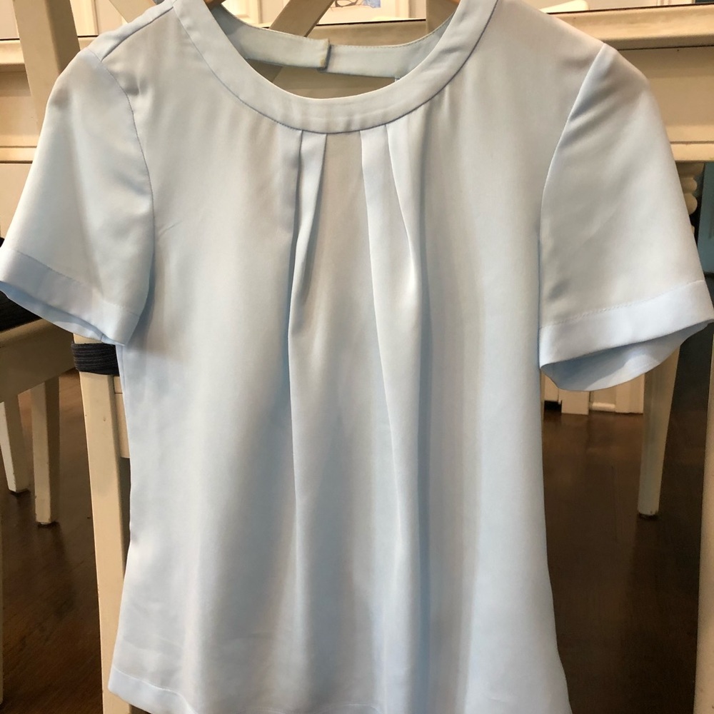 J crew short sleeve blouse